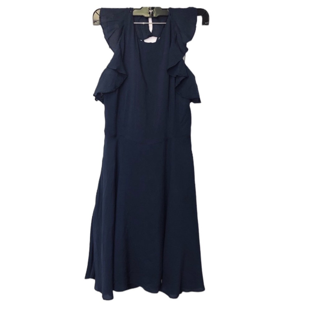 NWT BB Dakota Samantha Dress Vintage Blue Holiday Party Dress Size 2 - Picture 2 of 9